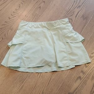 Athleta girls mint green tennis skirt